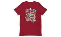 Multi-cube - Rubik's Cube Shirt -Best Toy Store Multi cube Rubiks Cube Shirt Cardinal XS 3