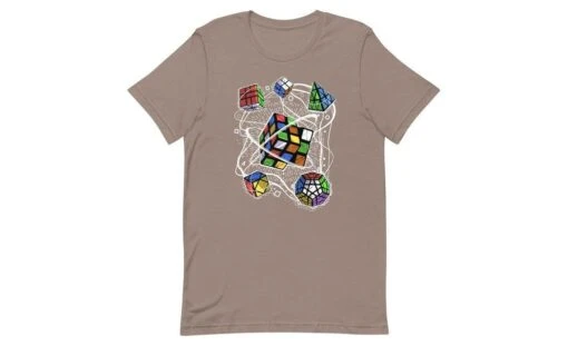 Multi-cube - Rubik's Cube Shirt -Best Toy Store Multi cube Rubiks Cube Shirt Pebble XS 12