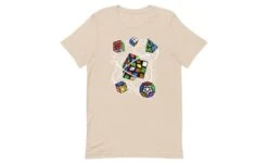 Multi-cube - Rubik's Cube Shirt -Best Toy Store Multi cube Rubiks Cube Shirt Soft Cream XS 13