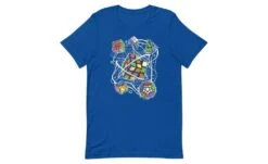 Multi-cube - Rubik's Cube Shirt -Best Toy Store Multi cube Rubiks Cube Shirt True Royal S 7