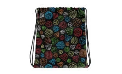 Best Toy Store -Best Toy Store Outline Cubes Rubiks Cube Drawstring Bag