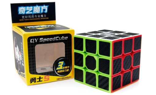 QiYi 3x3 (Carbon Fiber) -Best Toy Store QiYi 3x3 Carbon Fiber Stickerless Carbon Fiber