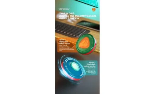 QiYi Haptic Coin Fidget Toy (Spinner) -Best Toy Store QiYi Haptic Coin Fidget Toy Spinner 12