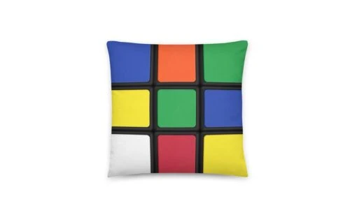 Rubik's Cube Pillow V2 -Best Toy Store Rubiks Cube Pillow V2 18x18 2