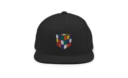 Rubik's Cube Snapback Hat -Best Toy Store Rubiks Cube Snapback Hat