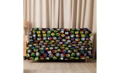 Rubik's Twisty Puzzle Sherpa Blanket -Best Toy Store Rubiks Twisty Puzzle Sherpa Blanket 60x80 3