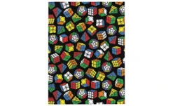 Rubik's Twisty Puzzle Throw Blanket -Best Toy Store Rubiks Twisty Puzzle Throw Blanket 4