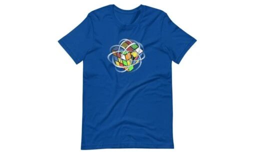 Speed Cube (Dark) - Rubik's Cube Shirt -Best Toy Store Speed Cube Dark Rubiks Cube Shirt True Royal S 4 239d0448 292d 49eb 869c 240e16308126