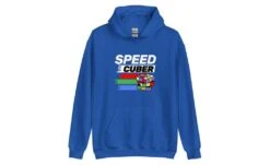 Speedcuber (Dark) - Rubik's Cube Hoodie -Best Toy Store Speedcuber Dark Rubiks Cube Hoodie Royal S 7