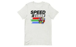 Speedcuber (Light) - Rubik's Cube Shirt -Best Toy Store Speedcuber Light Rubiks Cube Shirt Ash S 11