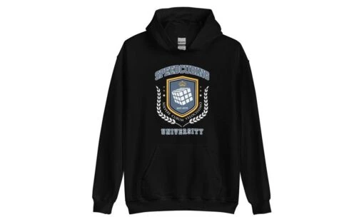 Speedcubing University - Rubik's Cube Hoodie -Best Toy Store Speedcubing University Rubiks Cube Hoodie Black S