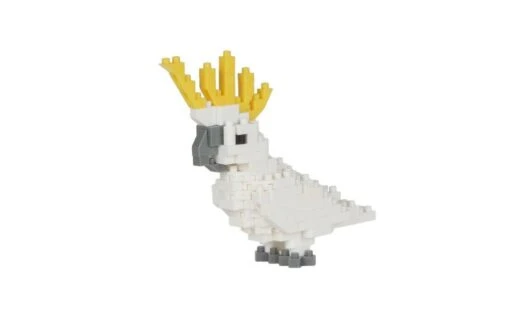 Sulphur-Crested Cockatoo Nanoblock -Best Toy Store Sulphur Crested Cockatoo Nanoblock