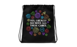 Best Toy Store -Best Toy Store Yes I Really Do Need All These Cubes Rubiks Cube Drawstring Bag